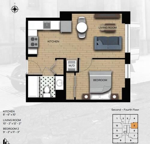 Appartement de 1 chambre à louer à - — photo 21