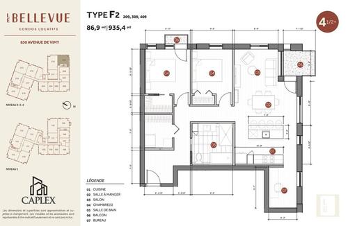 2 bedrooms apartment for rent in Québec - La Cité-Limoilou — photo 9