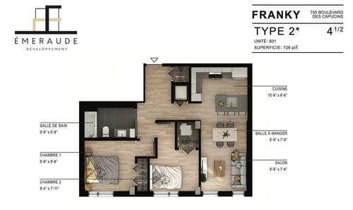 Appartement de 2 chambres à louer à Québec - La Cité-Limoilou — photo 8