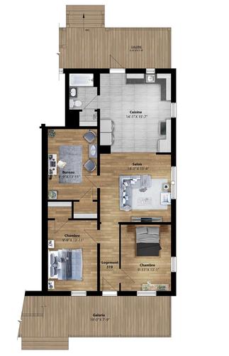 3 bedrooms apartment for rent in Sherbrooke — photo 13