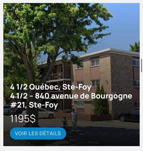 Appartement de 2 chambres à louer à Québec - Sainte-Foy–Sillery–Cap-Rouge — photo 4