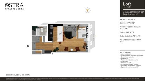 Studio for rent in Québec - La Cité-Limoilou — photo 12