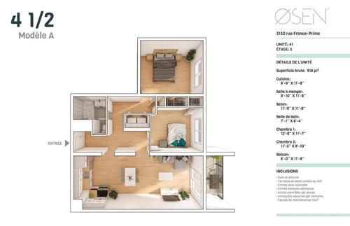 Appartement de 2 chambres à louer à Québec - Sainte-Foy–Sillery–Cap-Rouge — photo 18