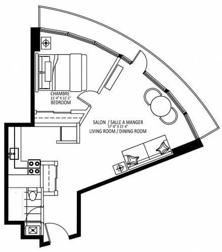 Appartement de 1 chambre à louer à Montreal - Le Plateau-Mont-Royal — photo 4
