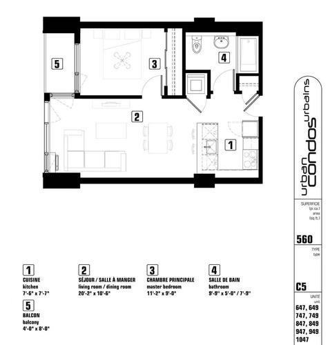 1 bedroom apartment for rent in Montreal - Ville-Marie — photo 7