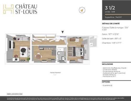 Appartement de 2 chambres à louer à Québec - La Cité-Limoilou — photo 10