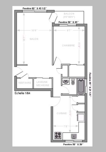 2 bedrooms apartment for rent in Québec - Sainte-Foy–Sillery–Cap-Rouge — photo 13