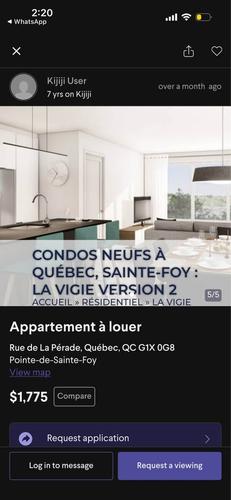 Appartement de 2 chambres à louer à Québec - Sainte-Foy–Sillery–Cap-Rouge — photo 5