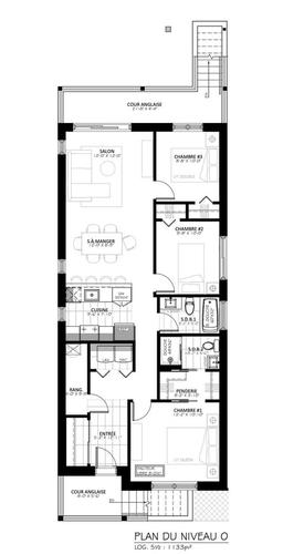 3 bedrooms apartment for rent in Laval — photo 3