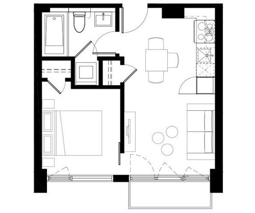1 bedroom apartment for rent in Montreal - Ville-Marie — photo 7