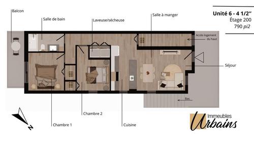 Appartement de 2 chambres à louer à Québec - La Cité-Limoilou — photo 14
