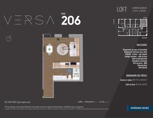 Studio for rent in Québec - La Cité-Limoilou — photo 8