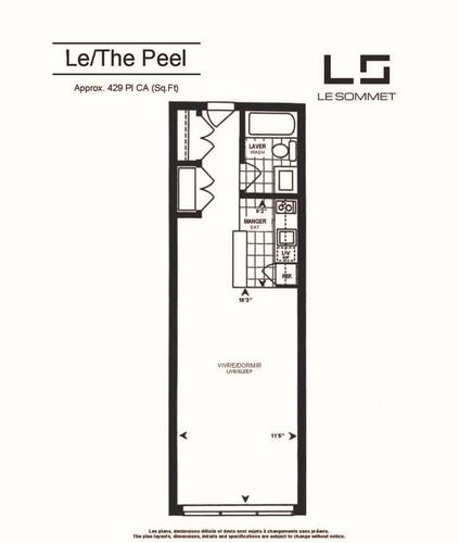 Studio for rent in Montreal - Ville-Marie — photo 2