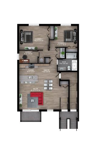 2 bedrooms apartment for rent in Gatineau — photo 3