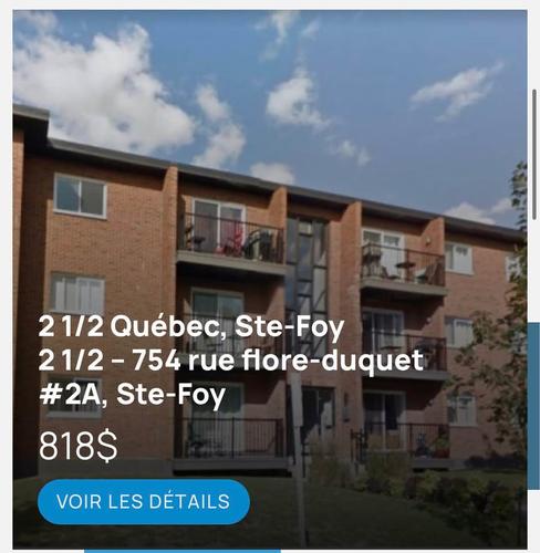 Studio à louer à Québec - Sainte-Foy–Sillery–Cap-Rouge — photo 4