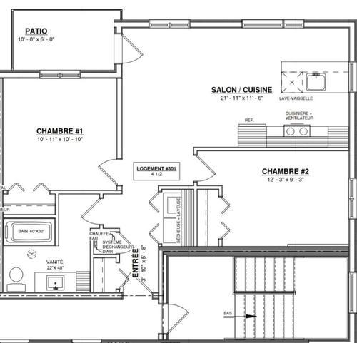 2 bedrooms apartment for rent in Québec - Beauport — photo 2