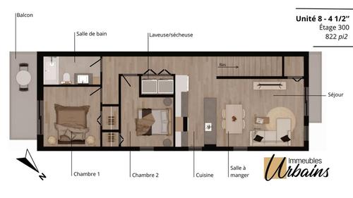 Appartement de 2 chambres à louer à Québec - La Cité-Limoilou — photo 13