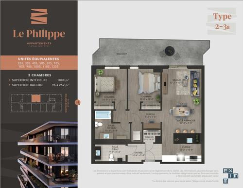 Appartement de 2 chambres à louer à Québec - Sainte-Foy–Sillery–Cap-Rouge — photo 9