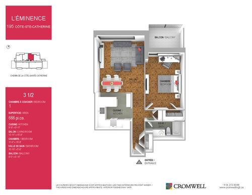 Appartement de 1 chambre à louer à Montréal — photo 21